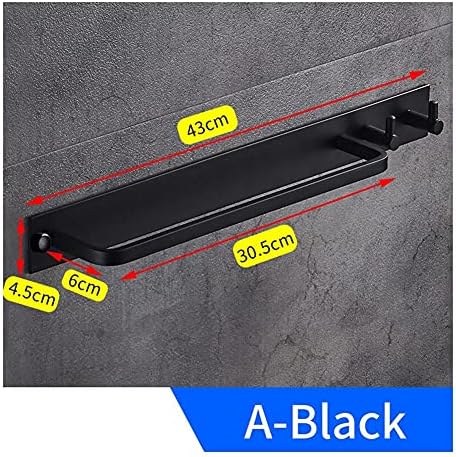 Aluminum Towel Rack with Brushed Finish