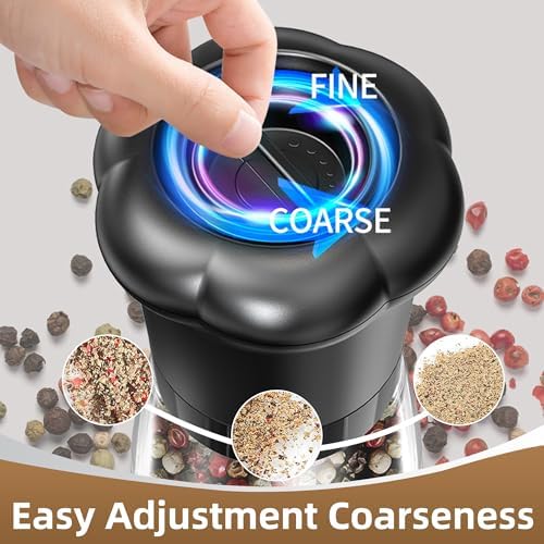 Adjustable Salt and Pepper Grinder Set