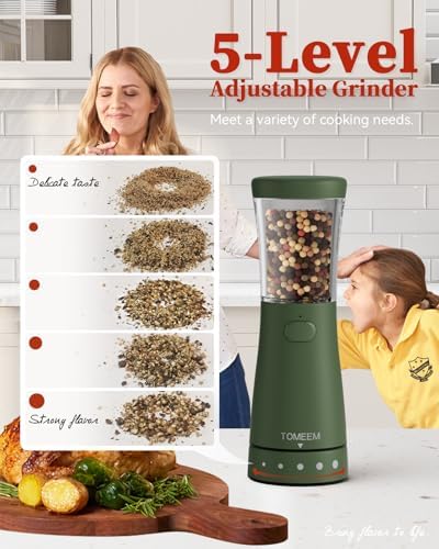 Electric Salt Pepper Set Rechargeable