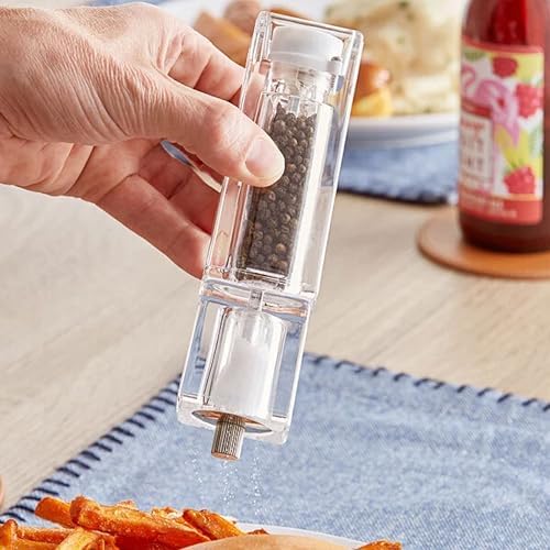 Majestic Malts 7inx Acrylic Salt Pepper Mill Combo