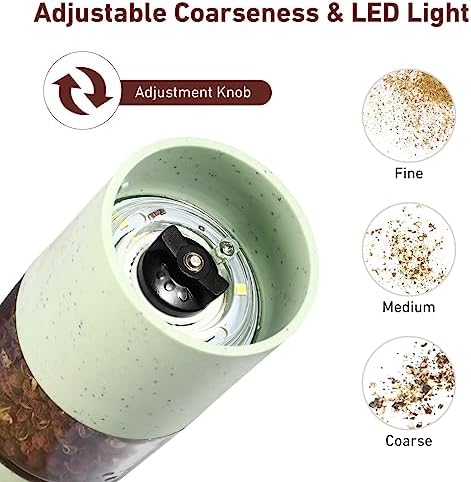 Adjustable Salt Pepper Set for Kitchen_