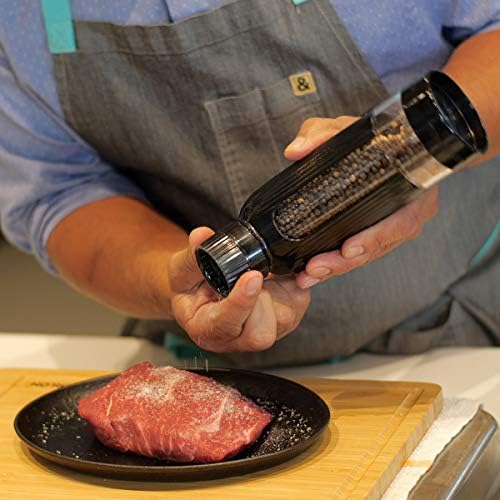 Multi-Section Spice Mill Salt Pepper Ceramic Combo for Organization