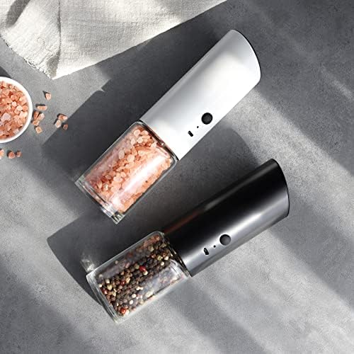High-Quality Rechargeable Salt Pepper Grinder with LED Light