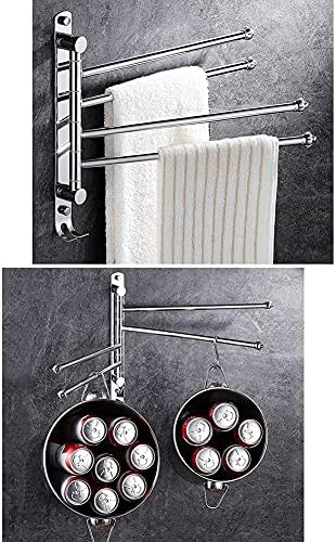 Premium Towel Rail for Bathroom - Matte BlackChrome