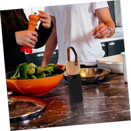 Cabilock Wooden Manual Pepper Grinder Set for Travel