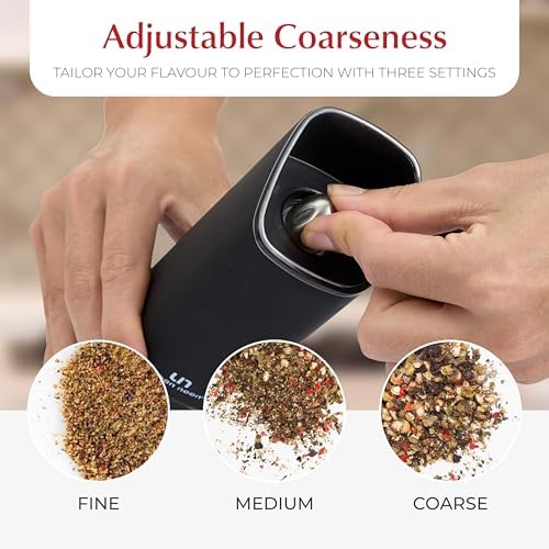 Enhance Your Cooking Experience with the Urban Noon Electric Salt Pepper Grinder Set