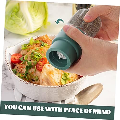 Manual Pepper Mill Set with Salt Pepper Shakers for Home Use