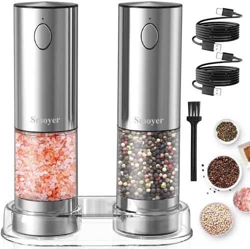 Effortless Salt and Pepper Grinder Set