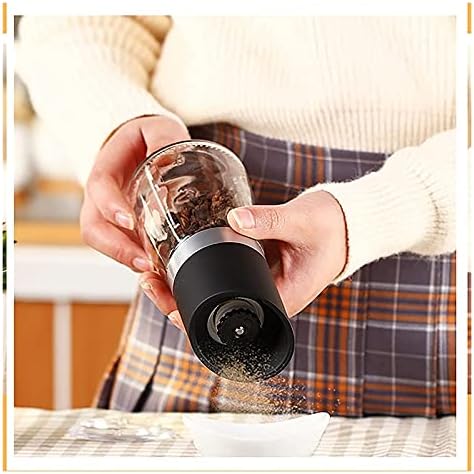 Refillable Salt and Pepper Mills Stainless Steel Glass Design