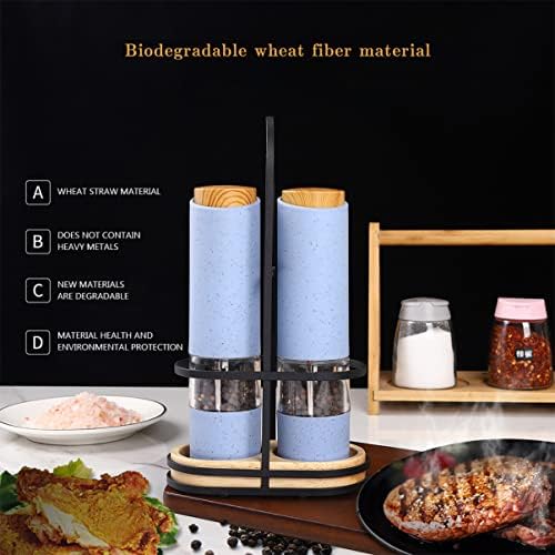 TEMKIN 4 Piece Electric Pepper Mill Set