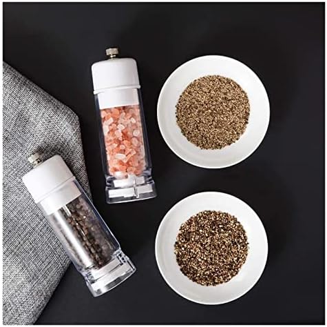 Refillable Pepper Mill Set White