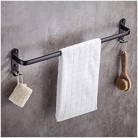 ALDEPO ALUMINUM TOWEL RAIL SPACE-SAVING TOWEL HOLDER