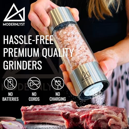Salt Pepper Grinder Set