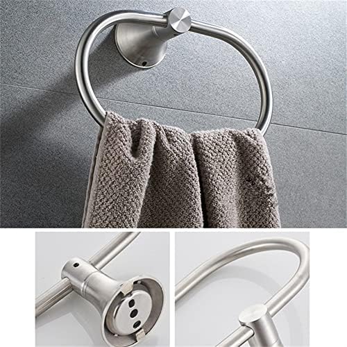 Wall-Mounted towel holder Stainless Steel Towel Rack Bathroom Storage