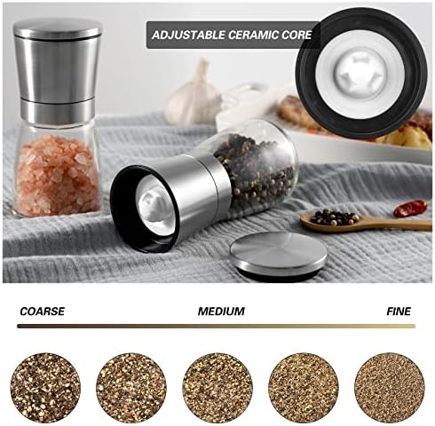 Effortless Salt Pepper Grinder Set