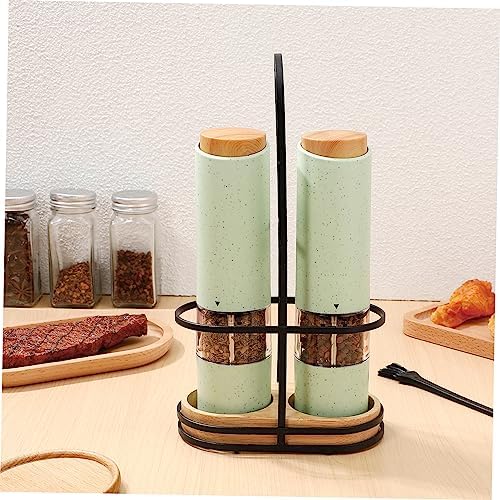 Cabilock Electric Salt Pepper Mill Set - Coarse to Fine Settings