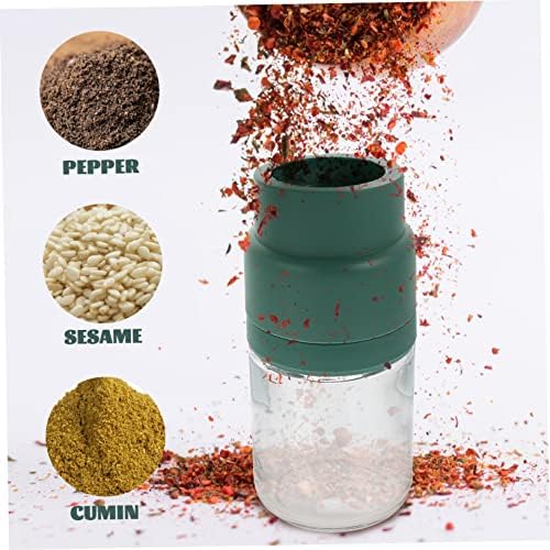 Manual Pepper Mill Set with Salt Pepper Shakers for Home Use