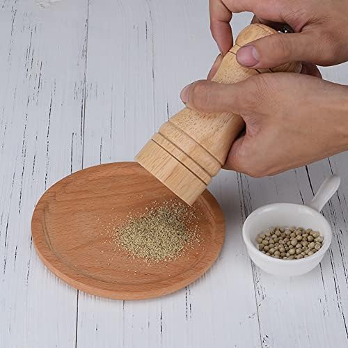 Adjustable Wooden Pepper Mill Set