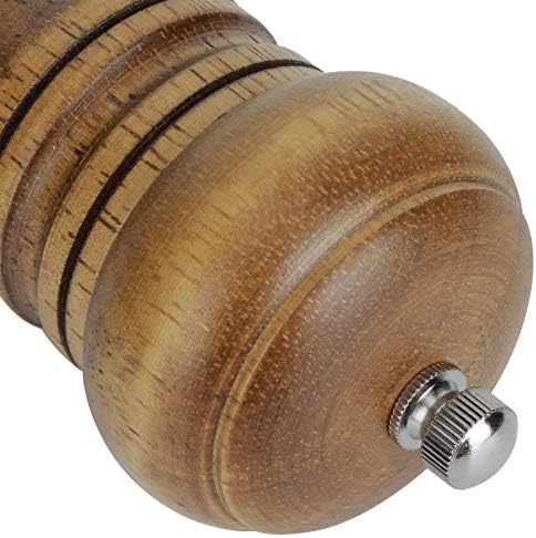 Stylish 10-Inch Wood Pepper Grinder Set