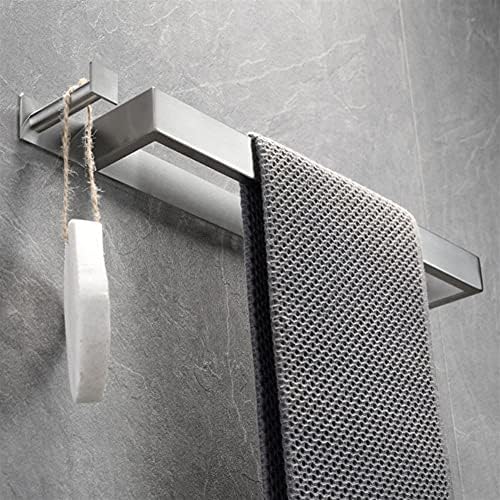 BOCbco Black Towel Rail Wall-Mounted Bathroom Towel Holder