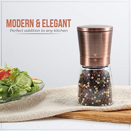 Adjustable Pepper Grinder with Stainless Steel Design for Home Cooking