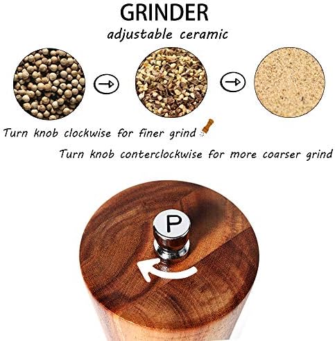 Ouktor Salt Pepper Mill Set