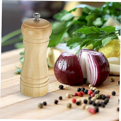 Compact Refillable Salt Pepper Mill Durable Manual Grinder for Home Kitchen Use