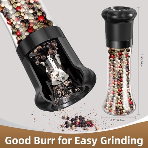 Adjustable Salt and Pepper Grinder Set