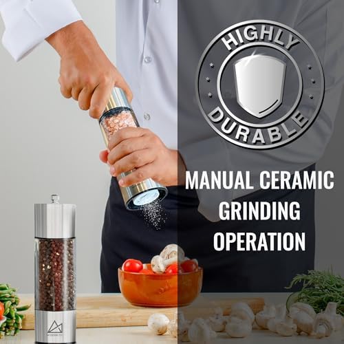 Salt Pepper Grinder Set