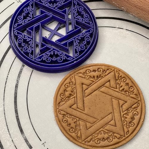 Jewel of the Kitchen Jewish Star David Cookie Cutter by 3D Kitchen Art