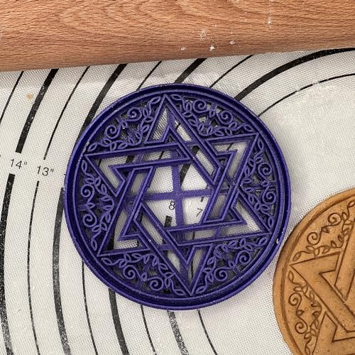 Jewel of the Kitchen Jewish Star David Cookie Cutter by 3D Kitchen Art